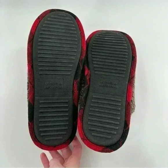 New Eddie Bauer mens slippers size 11 44 gray red plaid
Wool Christmas holiday main image 11